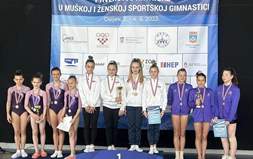 Gimnastičarke ekipne prvakinje Hrvatske