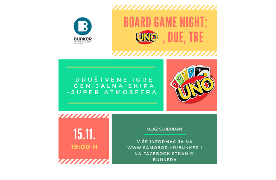 Board Game Night: UNO, due, tre