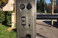 Solarna servisna stanica za bicikle