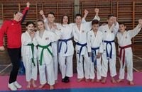Trening mečevi županijske karate selekcije