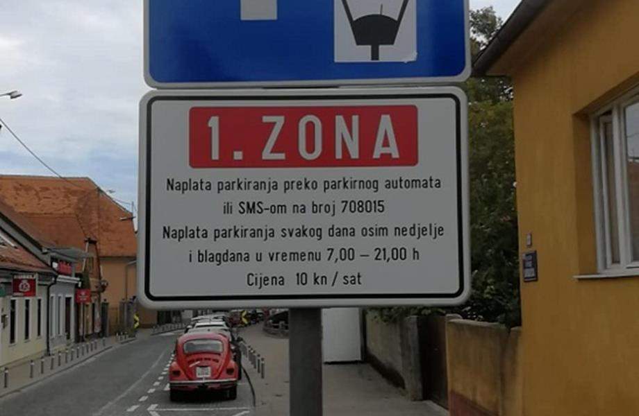 Naplata parkiranja u Livadićevoj ulici