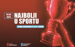 SVEČANOST PROGLAŠENJA NAJBOLJIH U SPORTU GRADA SAMOBORA U 2024. GODINI