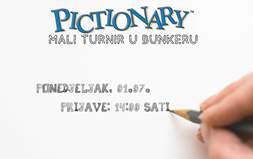 Mali turnir: Pictionary / 7.1.