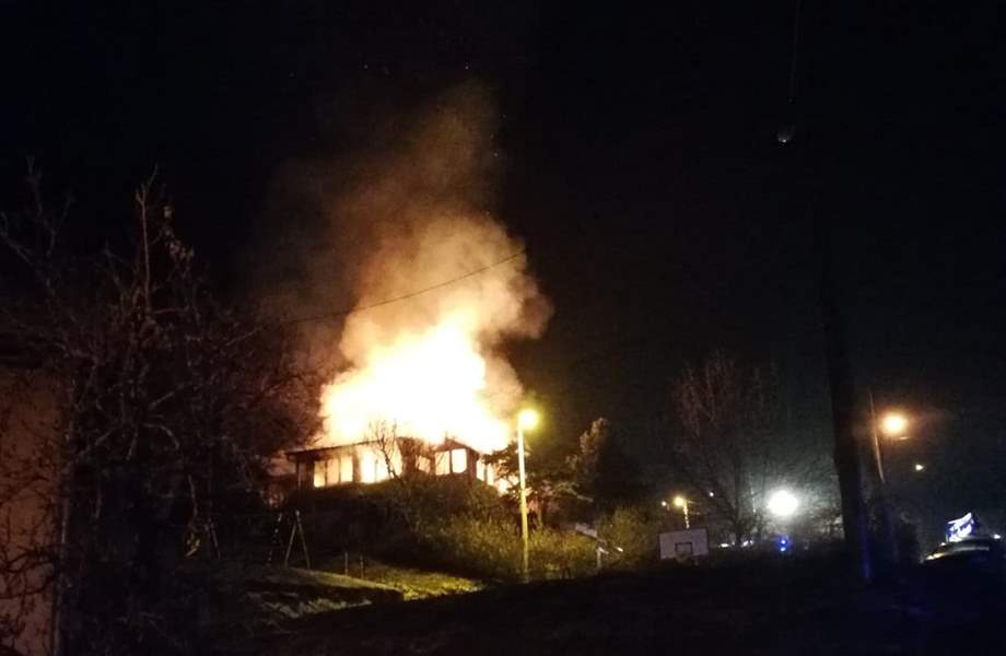Požar na kući u Molvicama