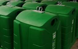 Novi spremnici za staklo na zelenim otocima